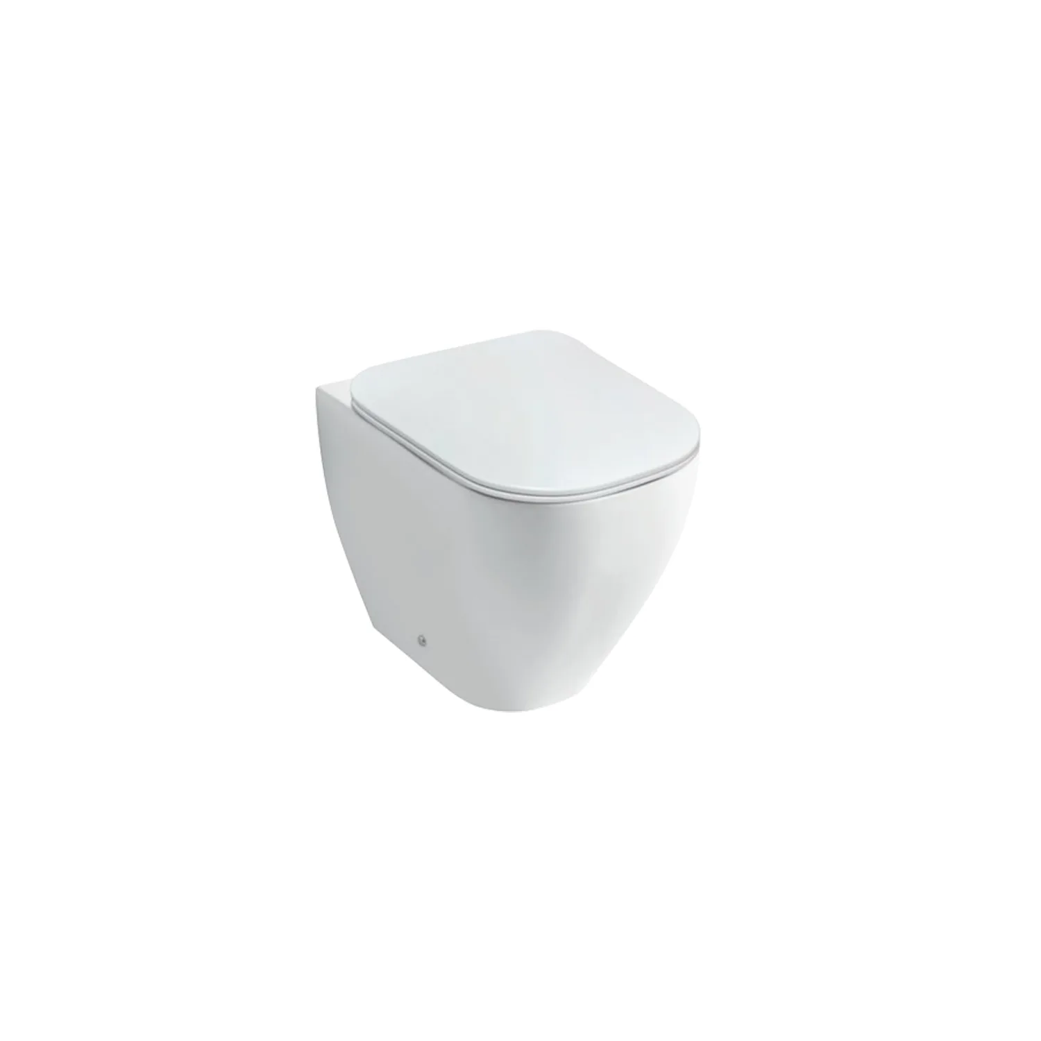 Golvstående WC Set Edge/Bloc Blank Vit Blank Vit