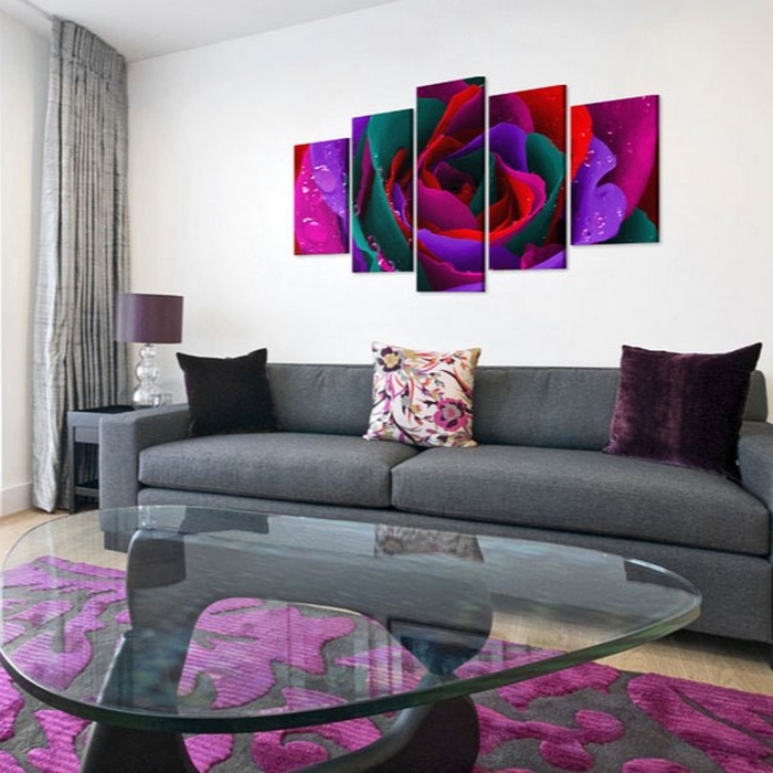 Tavla Arkiio Multicoloured Rose