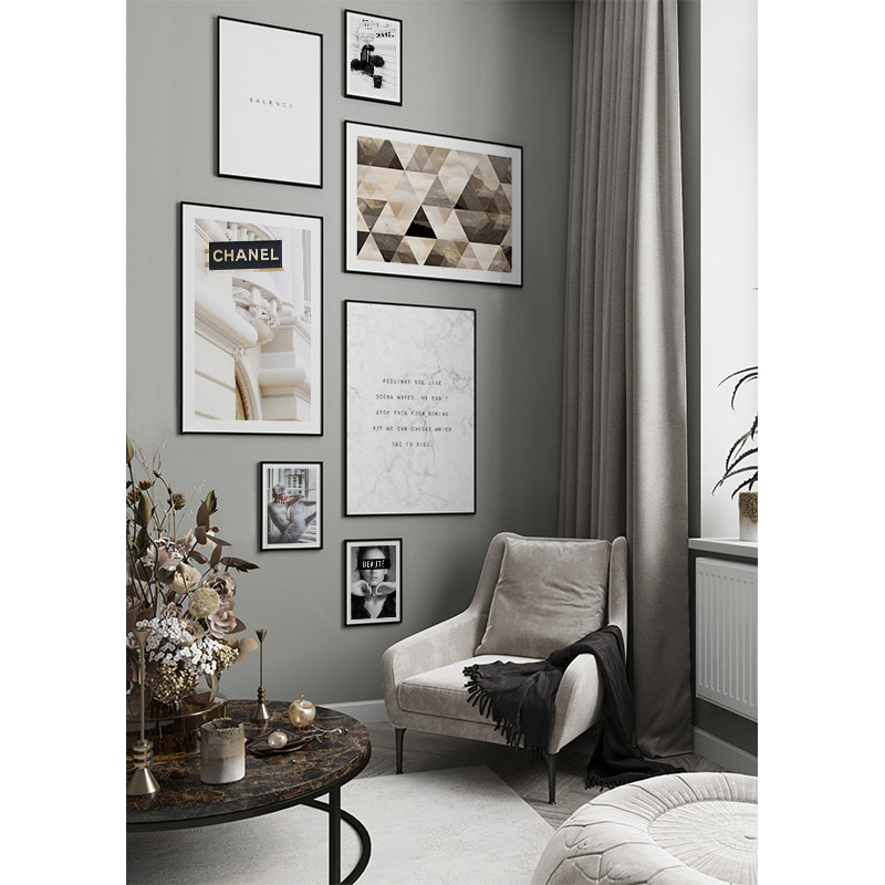 Poster Gallerix Geo Designed Landscape