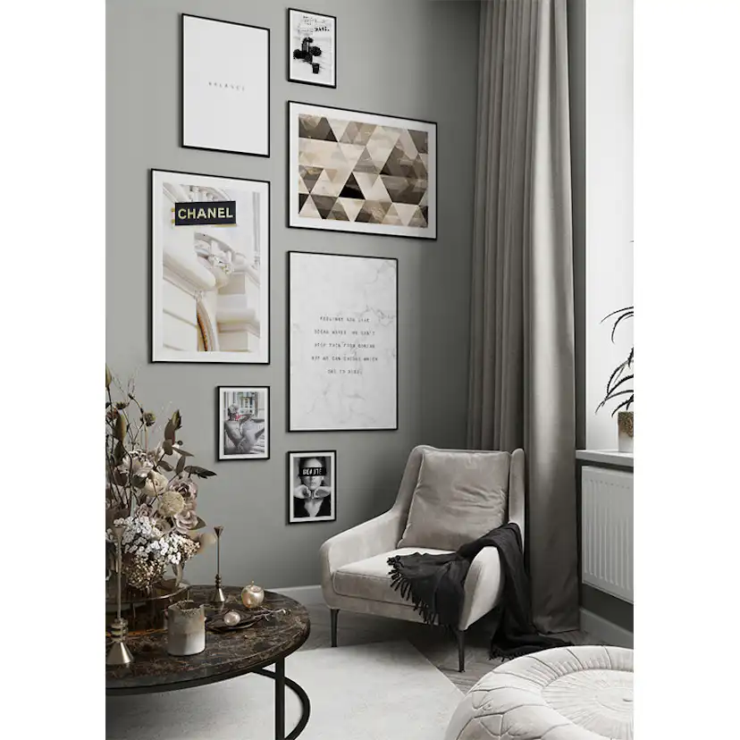 Poster Gallerix Geo Designed Landscape