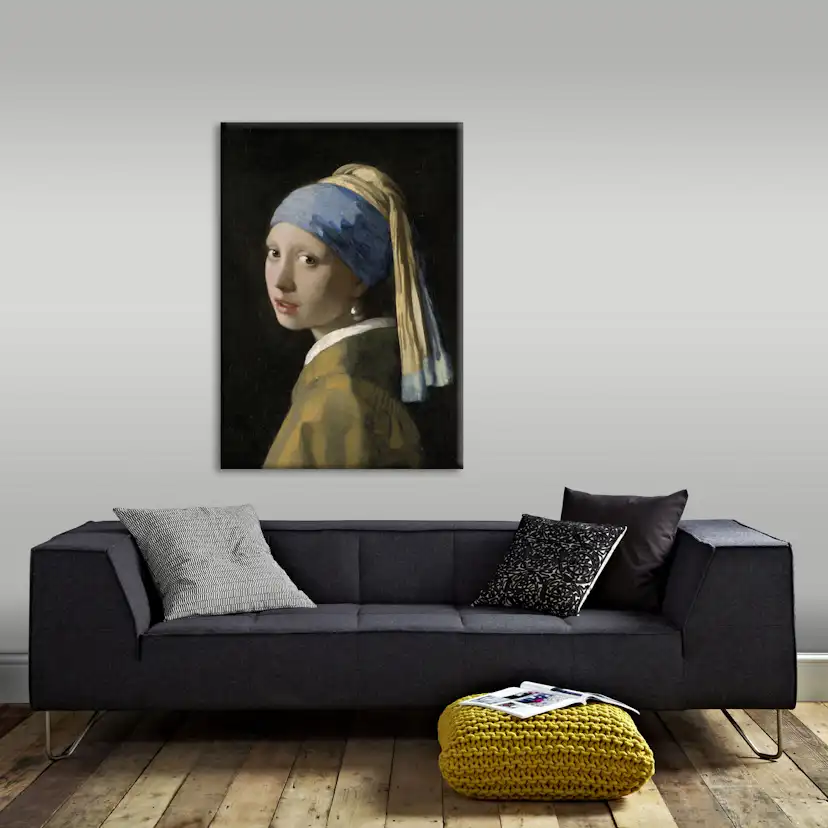 Tavla Art for the Home Flicka med Pärlan