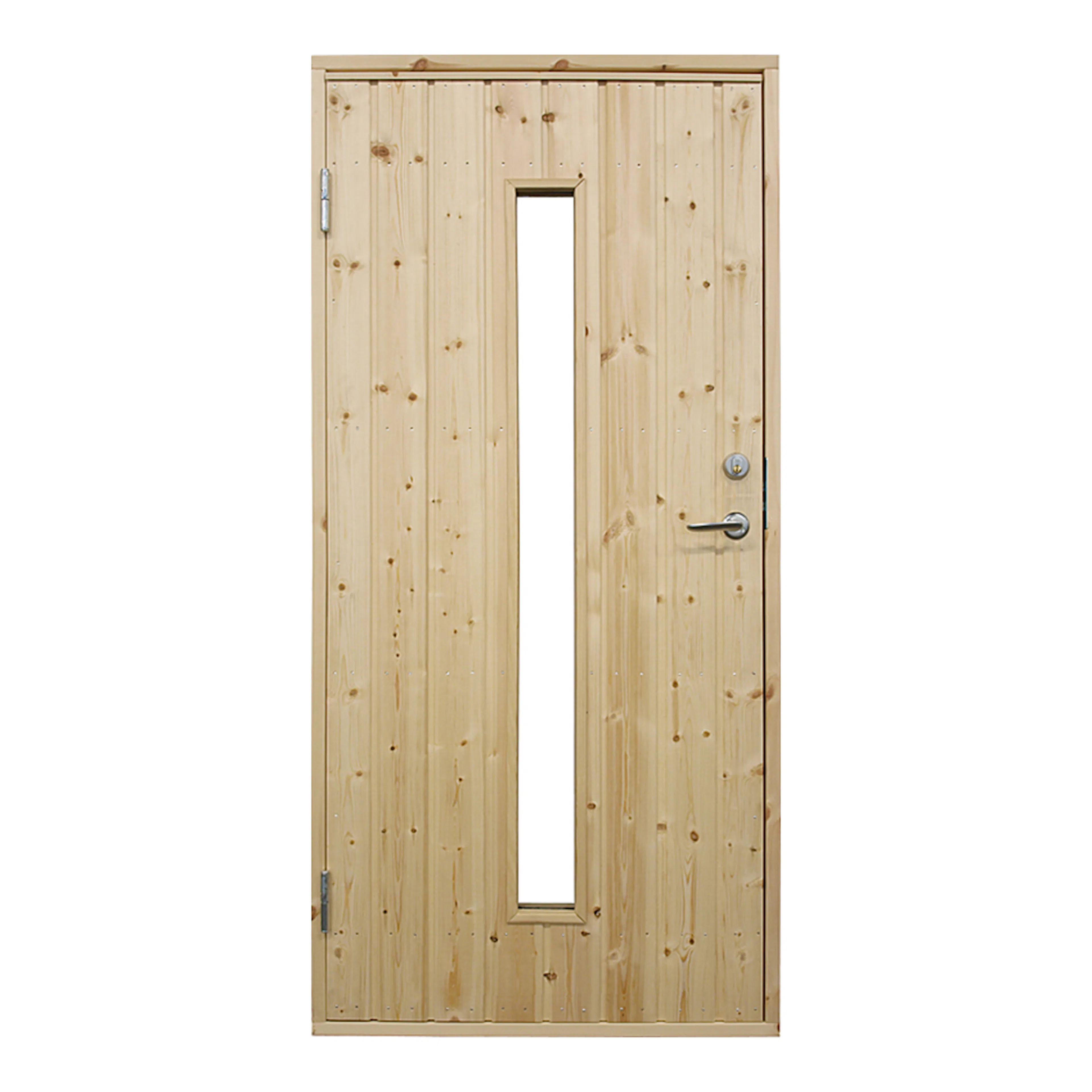 Ytterdörr Landskap Avlångt Glas Omålad