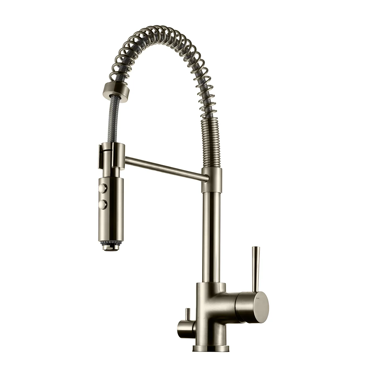 EVO186 Köksblandare Brushed Nickel Borstad Nickel, Vattenanslutning: G 3/8