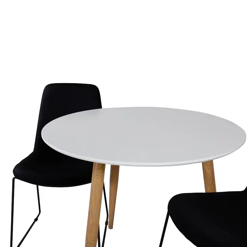 Matgrupp Venture Home Polar ø90cm med 2 Muce stolar