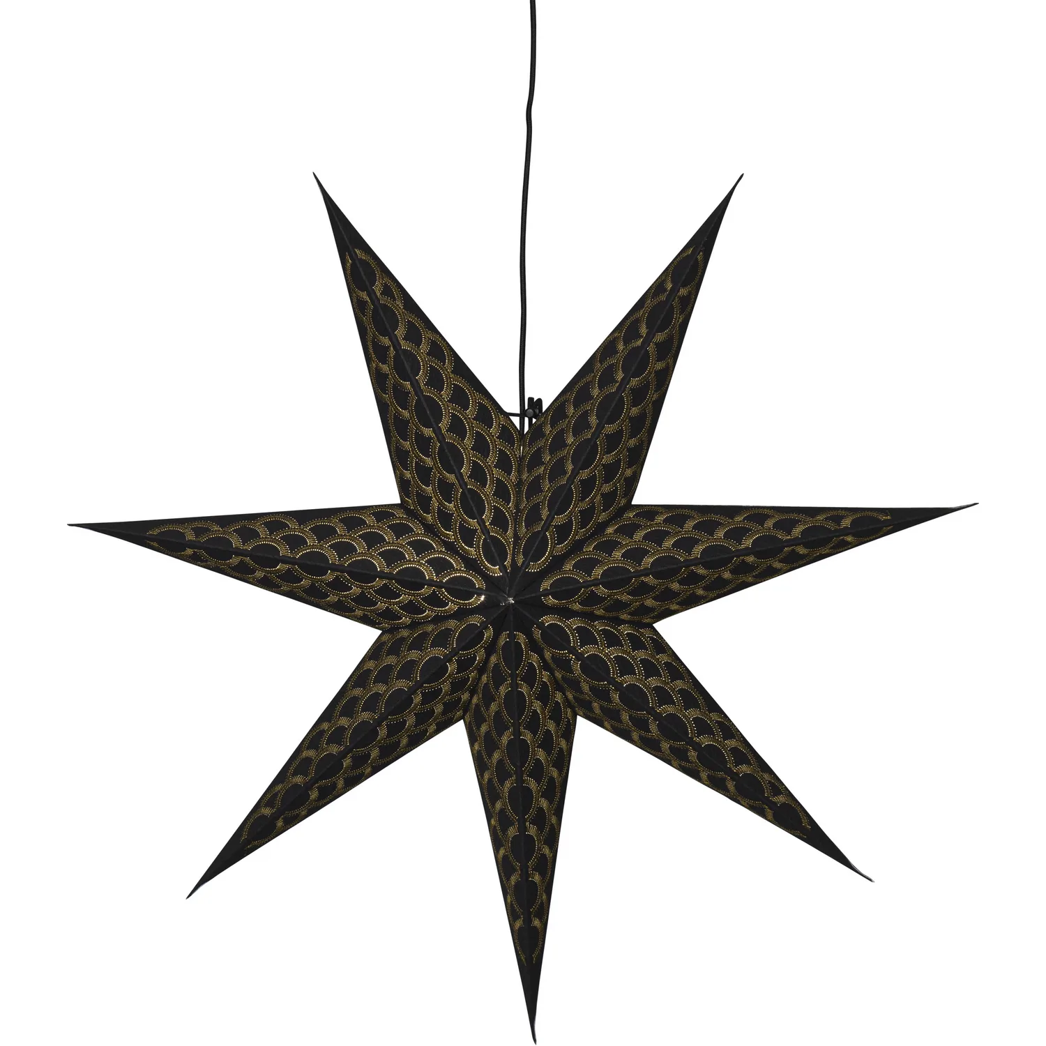 Adventsstjärna Star Trading Brodie Svart