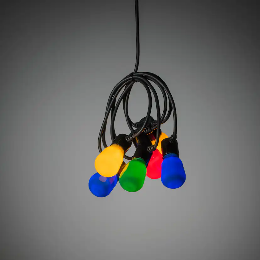 Ljusslinga Gnosjö Konstsmide Ovala lampor LED E14