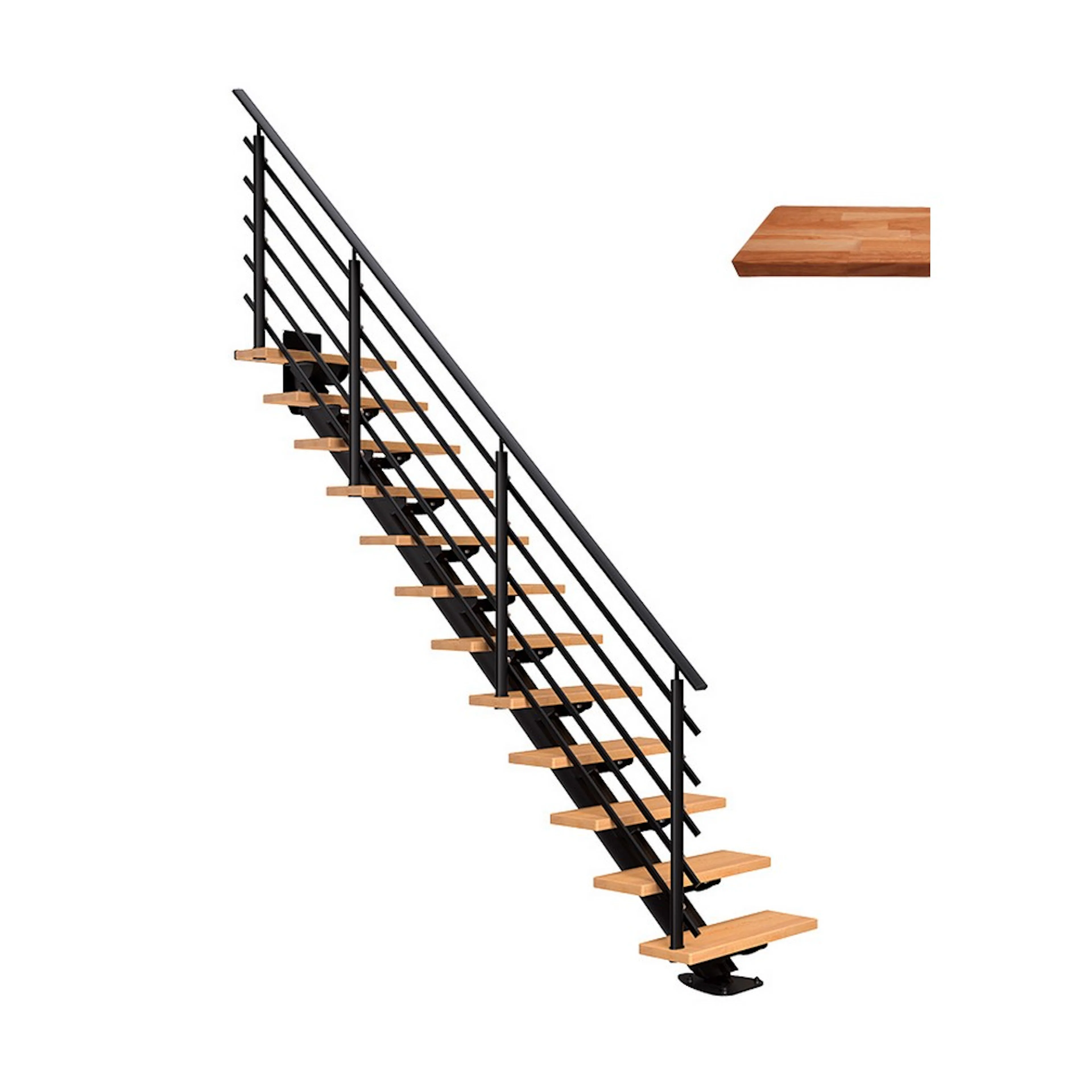 SYDNEY ek oljad rak svart PURE 11S 75W Svart, Bredd: 750 mm, Max Takhöjd: 2700 mm