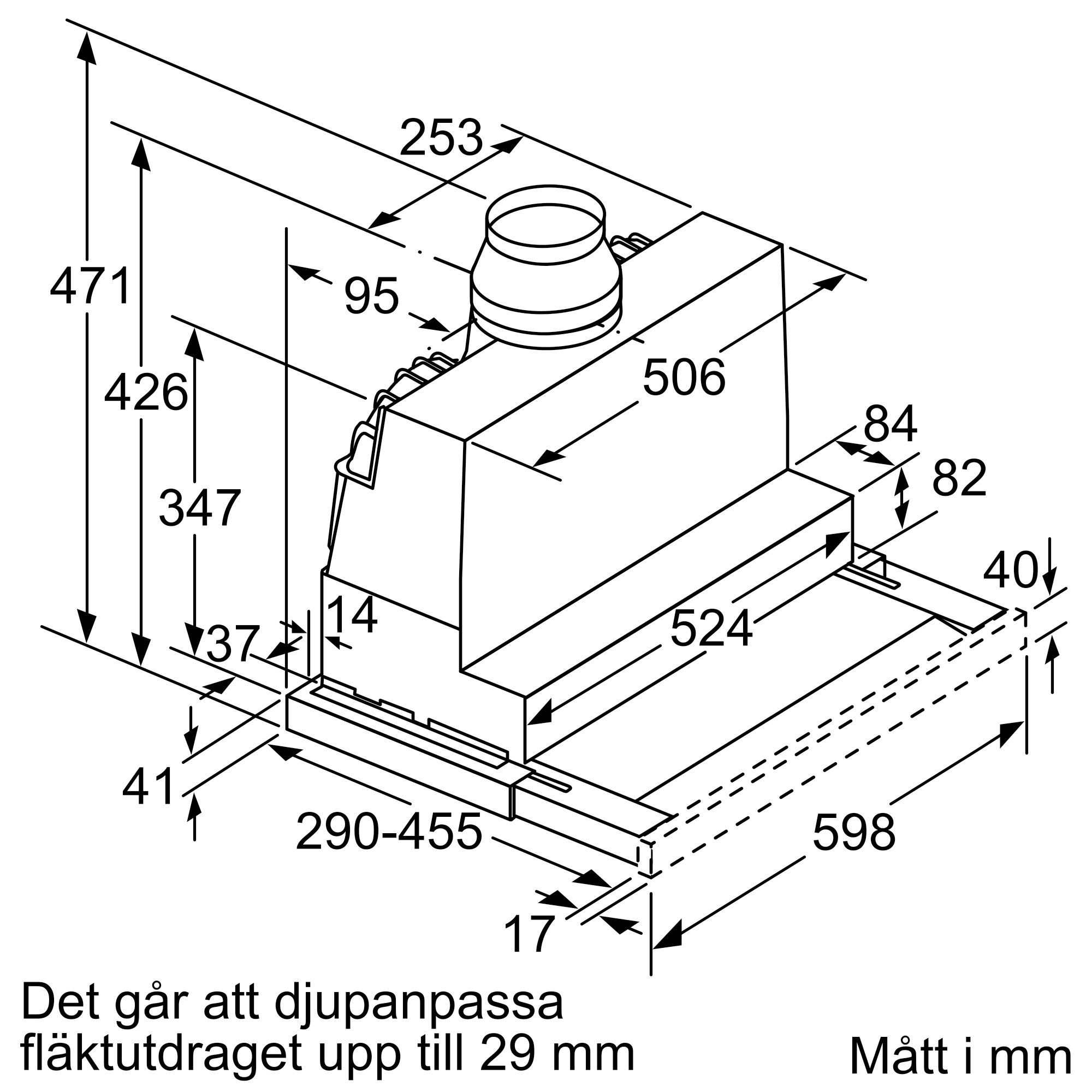 Köksfläkt Bosch DFS067A51