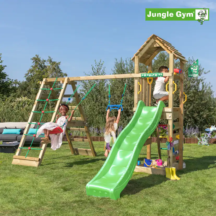 Klätterställning Jungle Gym Cocoon 2 Gungor Rutschkana