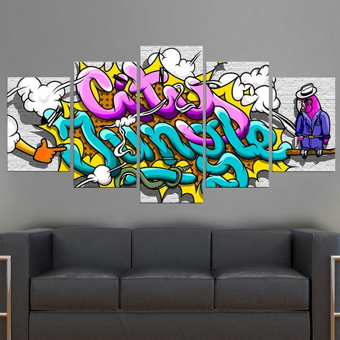 Tavla Arkiio Graffiti City Jungle