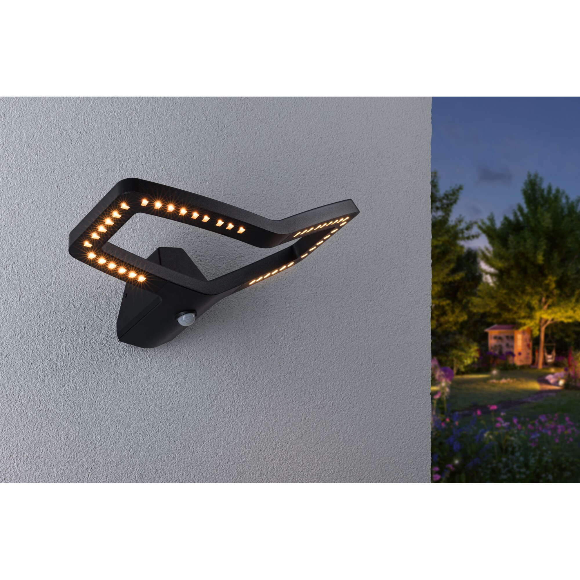 Fasadbelysning LED Paulmann Alara med Skymningsstyrd rörelsedetektor Smart Home Zigbee 3.0 IP44 230V