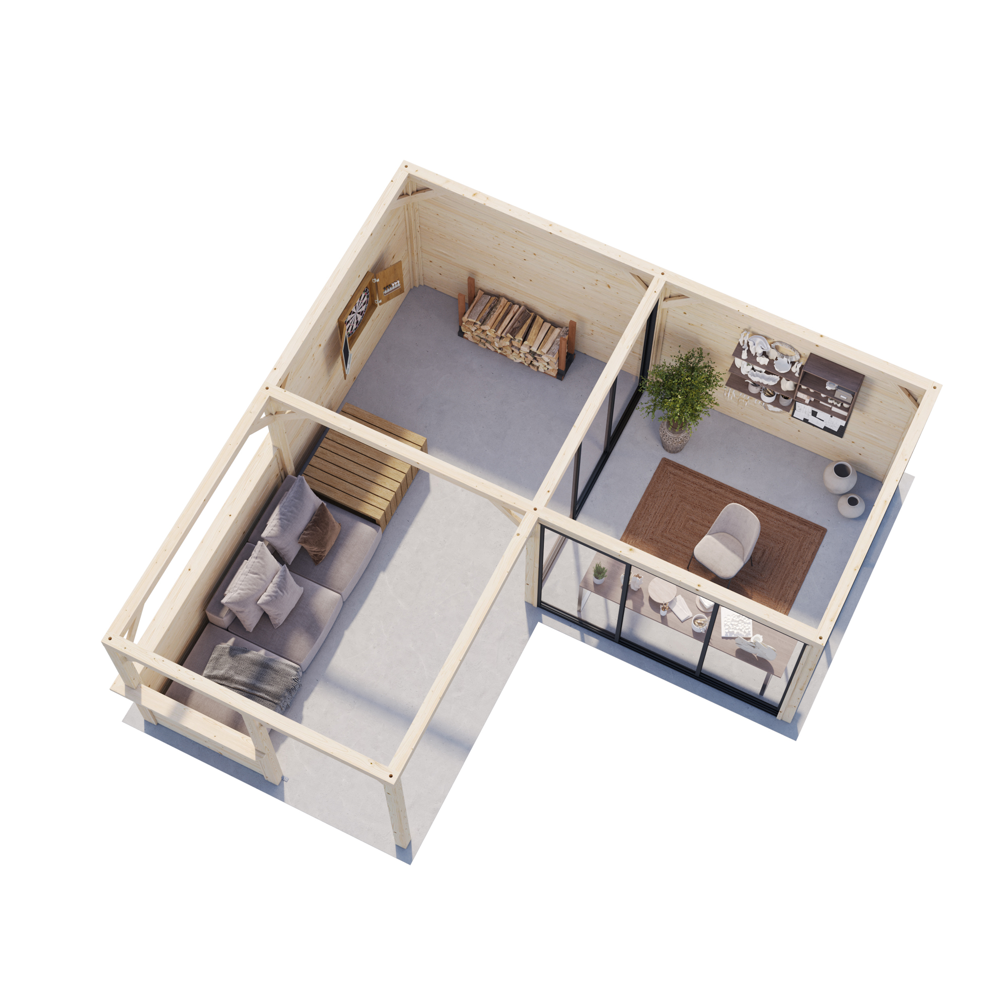 Uterum Palmako Lenna 24,9 m2 Set 710 Slide Plus