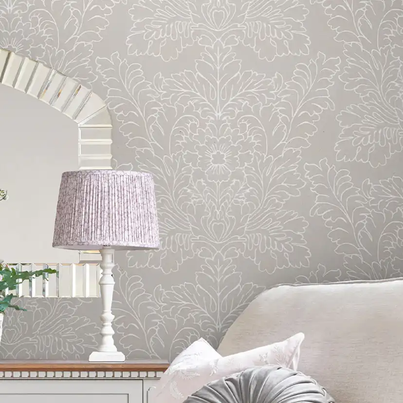 Tapet Laura Ashley Silchester Dove Grå 119853