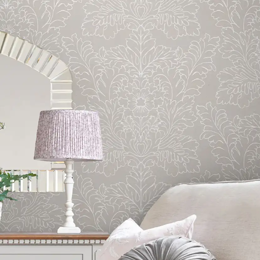 Tapet Laura Ashley Silchester Dove Grå 119853