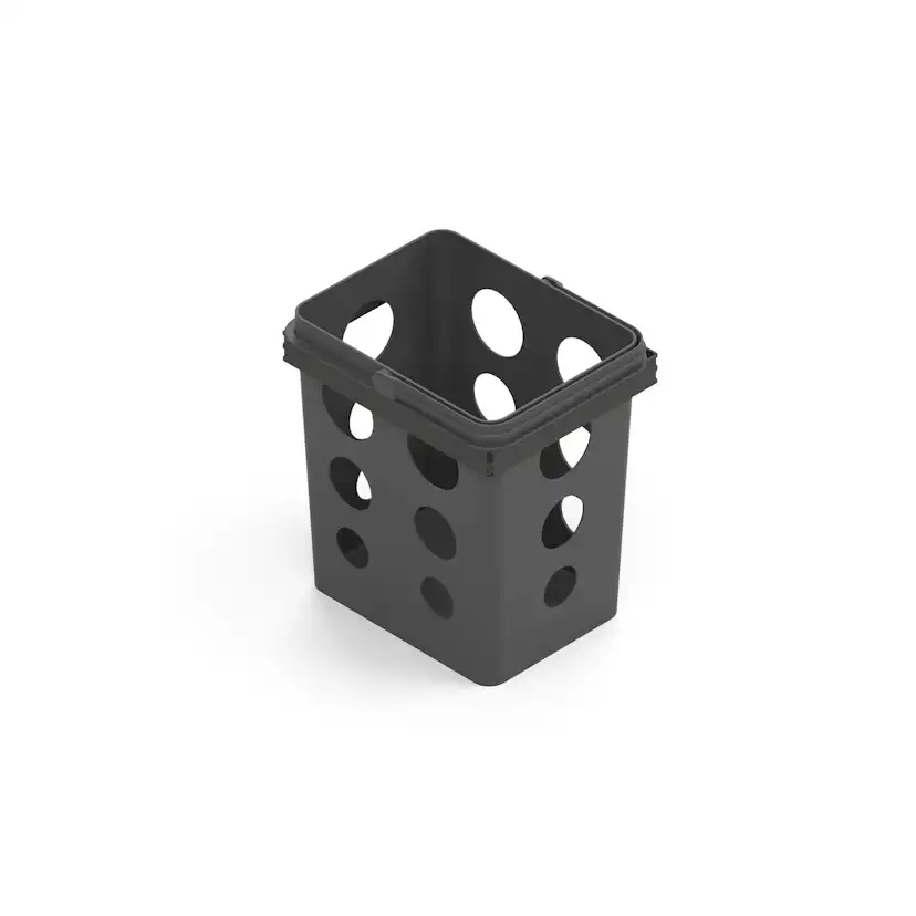 Källsortering Theofils Alicante 22X18 Beslag Mörkgrå Hink