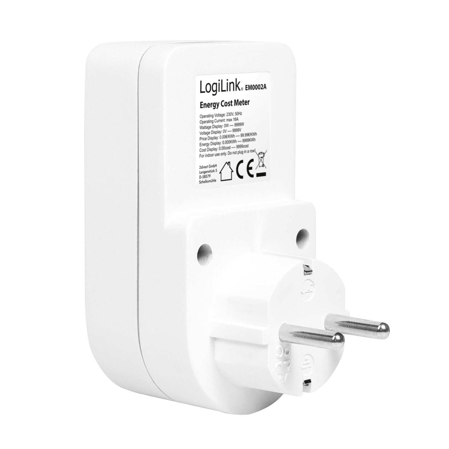 Energimätare LogiLink Med Kostnadsberäkning