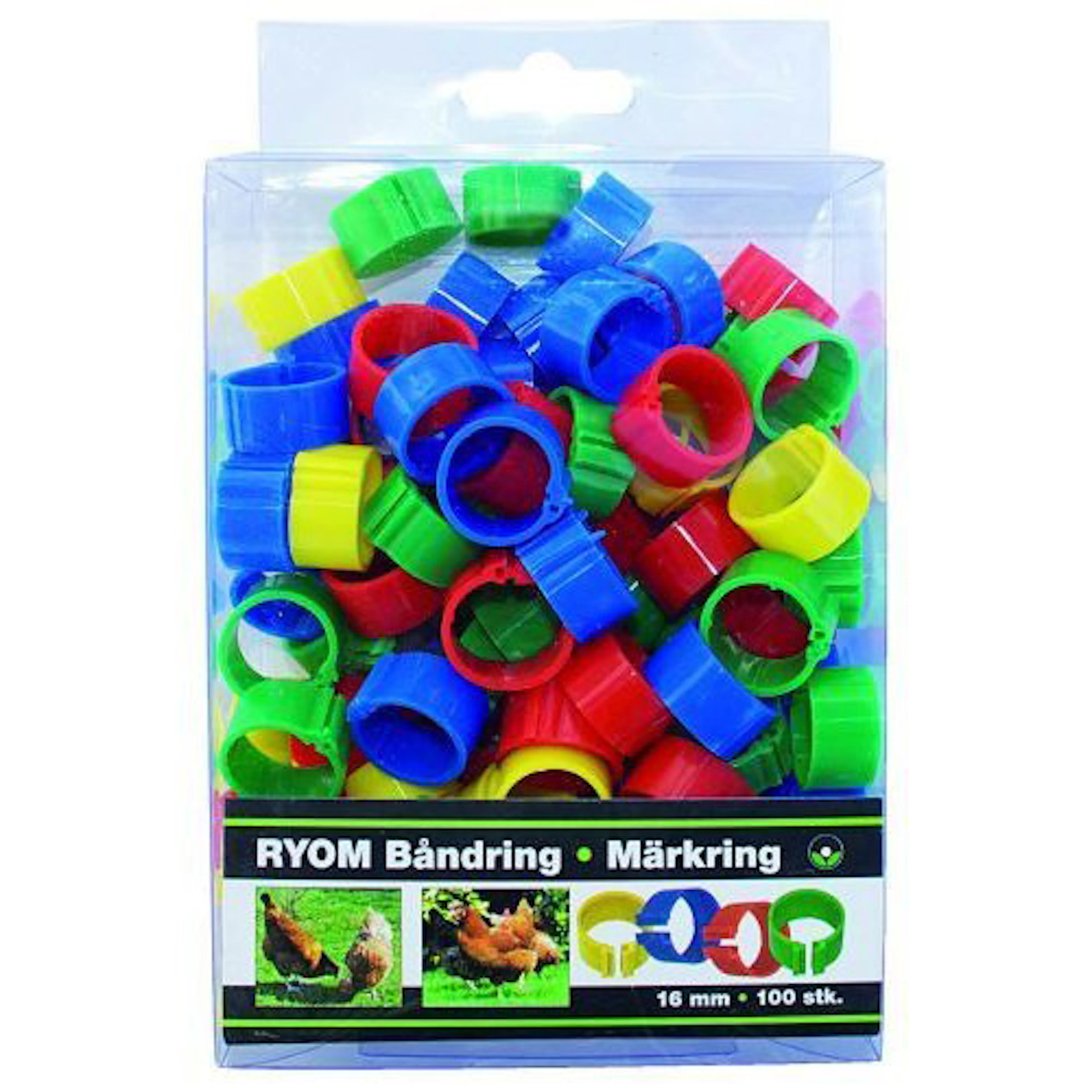 Hönsring Ryom Band 100-pack