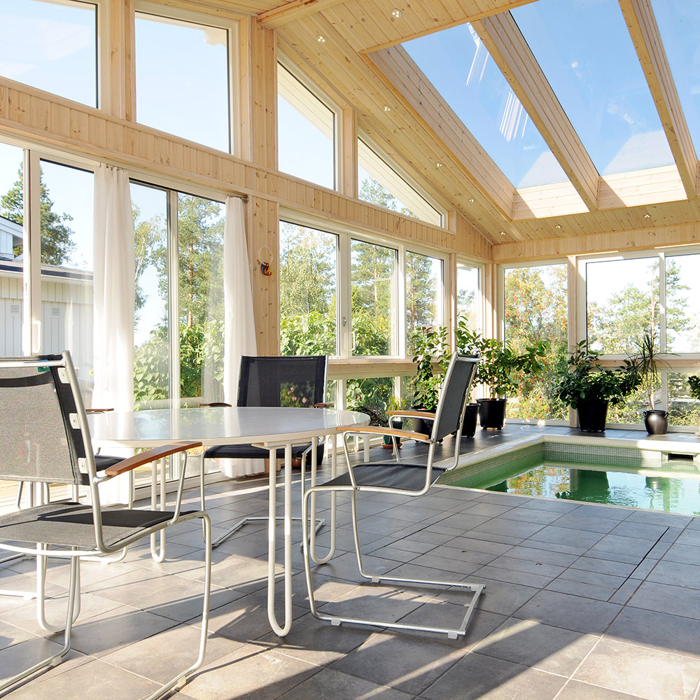 Kombiparti Dörrar Novoroom Exklusiv 1 Skjutbar & 1 Fast