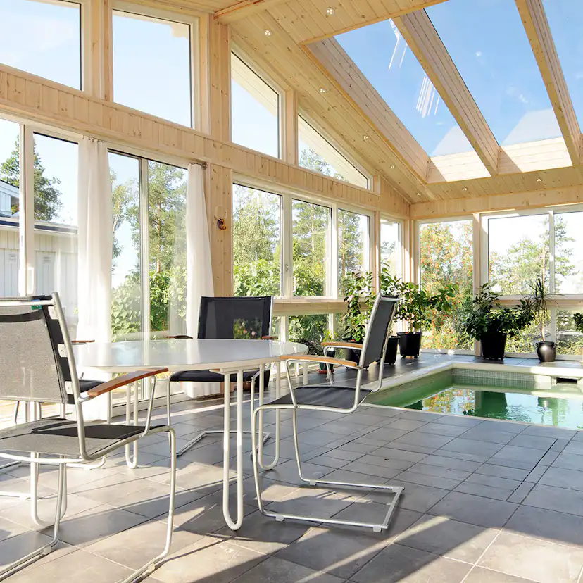 Kombiparti Dörrar Novoroom Exklusiv 1 Skjutbar & 1 Fast