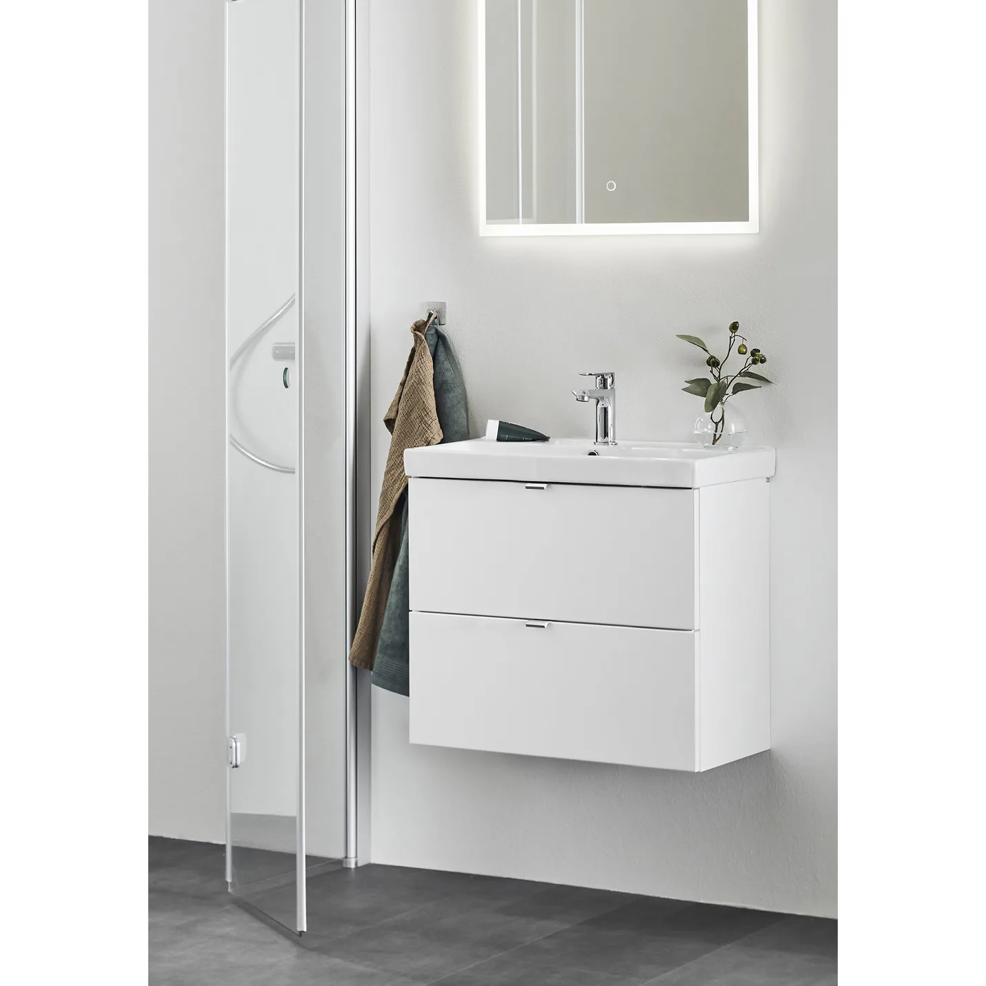 KOMMOD NEAT LÅDOR VIT 550 B: 550 mm, Vit