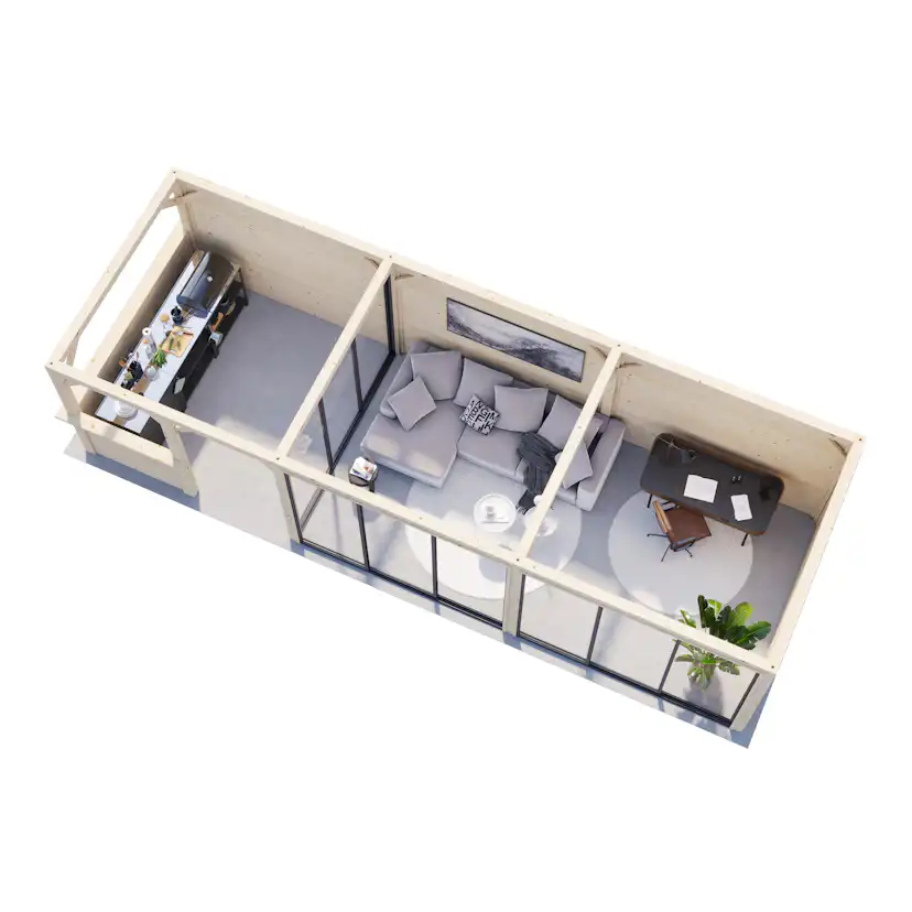 Uterum Palmako Bianca 24,9 m2 Set 519 Slide Plus