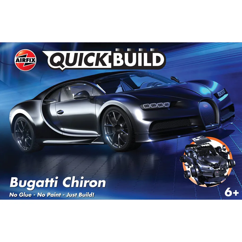 Modellbyggsats Airfix Bugatti Chiron Black