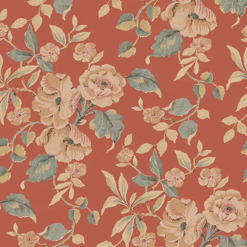 Tapet Laura Ashley Alyworth Trail Brun