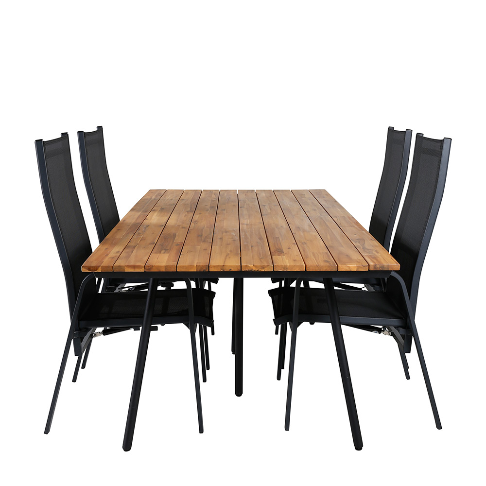 Matgrupp Venture Home Chane med 4 Curz Matstolar