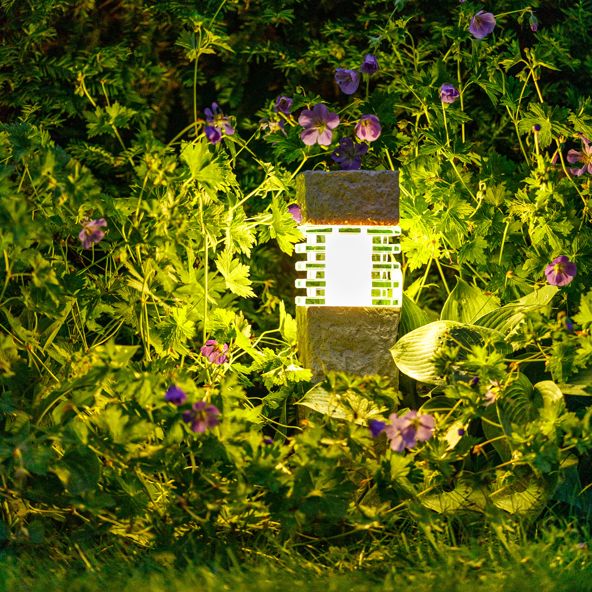 Pollare Gardenlights Nepos Stenstolpe LED Utebelysning