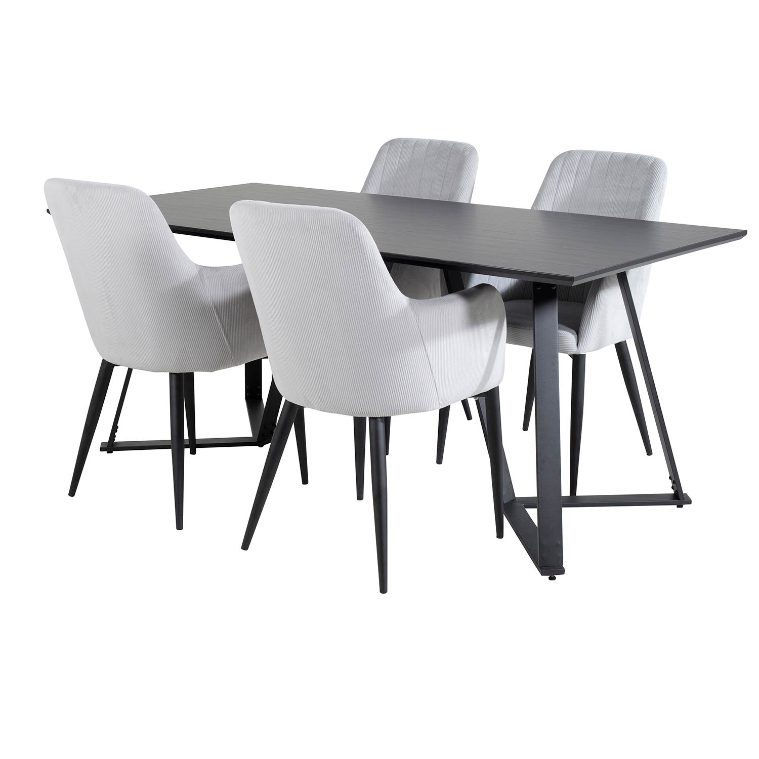 Matgrupp Venture Home Madde med 4 Corina Stolar Manchester