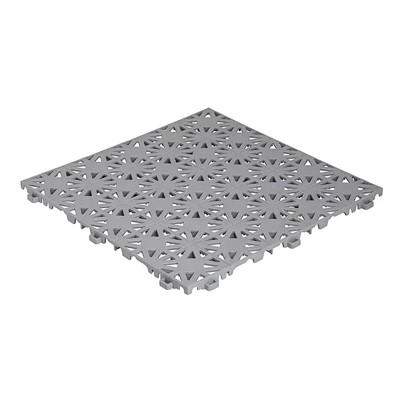 Golvplatta Hestraplattan Hestra Glacier Grey Golvtrall i Plast