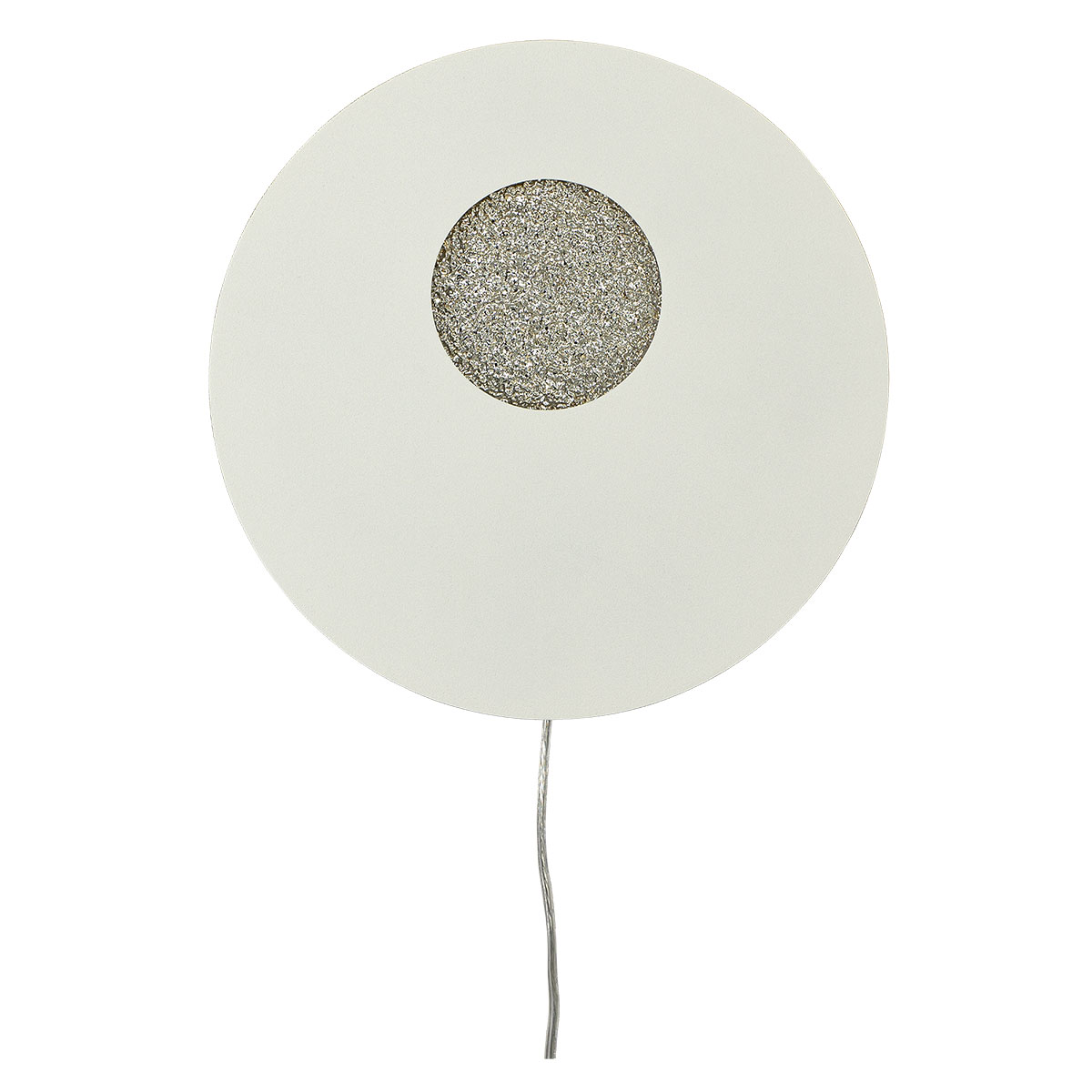 PLANET vägglampa vit/silver Vit/Silver