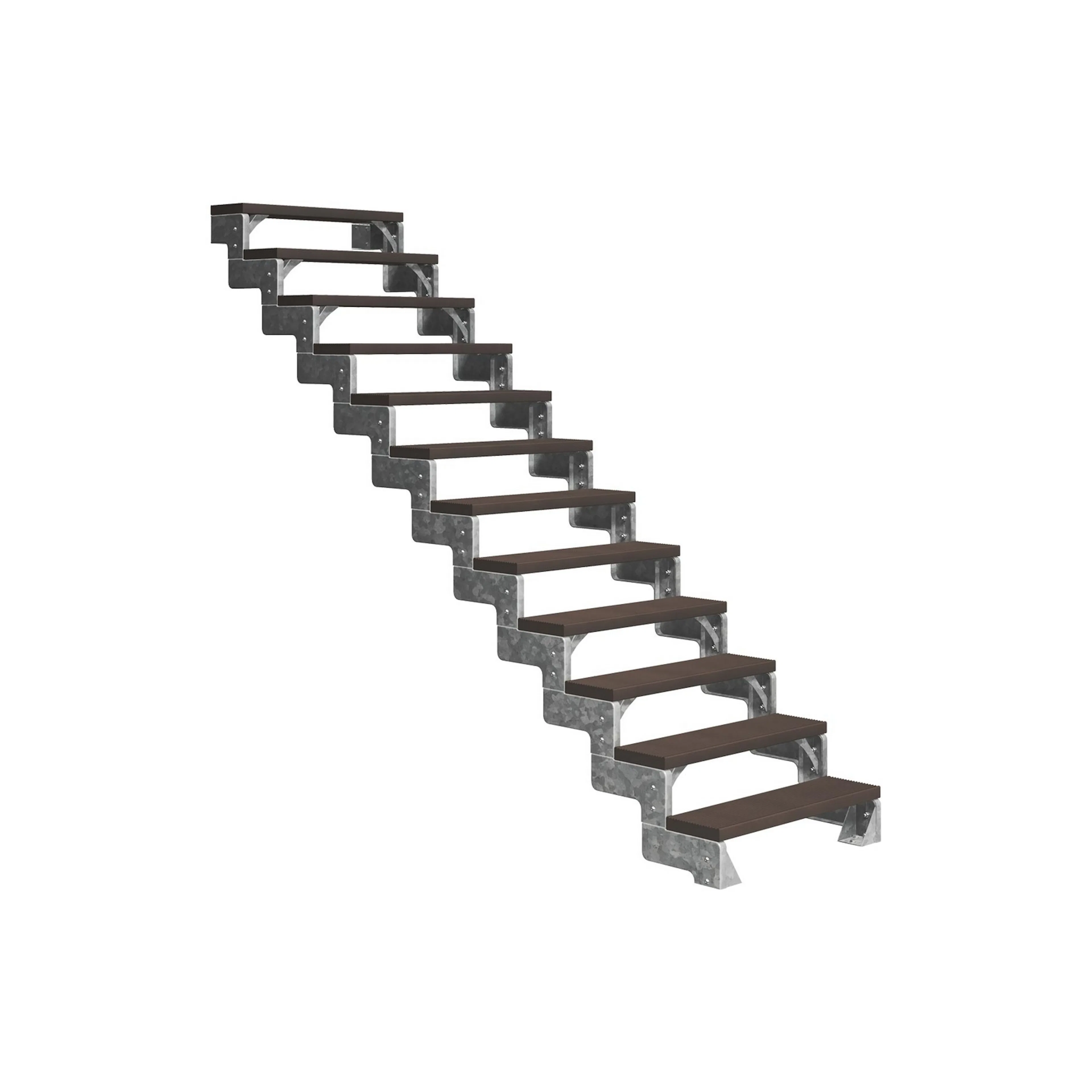 Trädgårdstrappa Dolle Gardentop Trimax utan Räcke