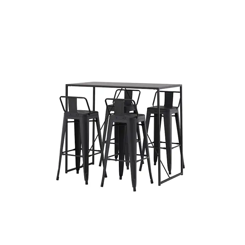 Matgrupp Venture Home Brea med 4 Tempe Flat Stolar