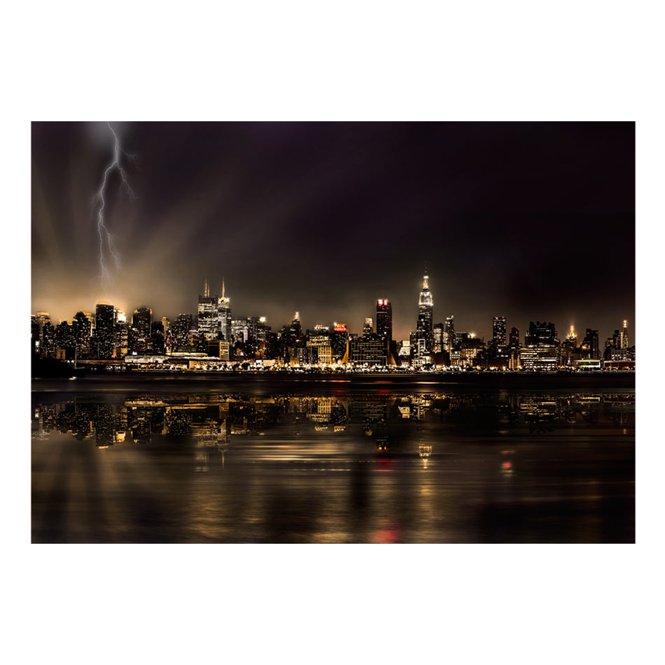 Storm in New York City 350x245 Storlek: 350x245 cm