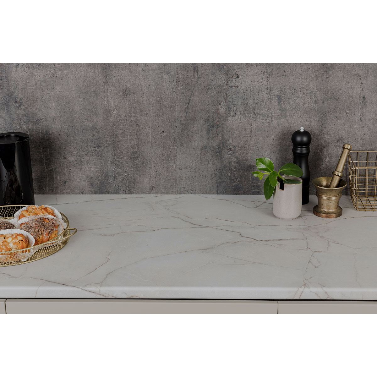 Bänkskiva Wilsonart 28x610x3000 4926-EM Marmo Puro