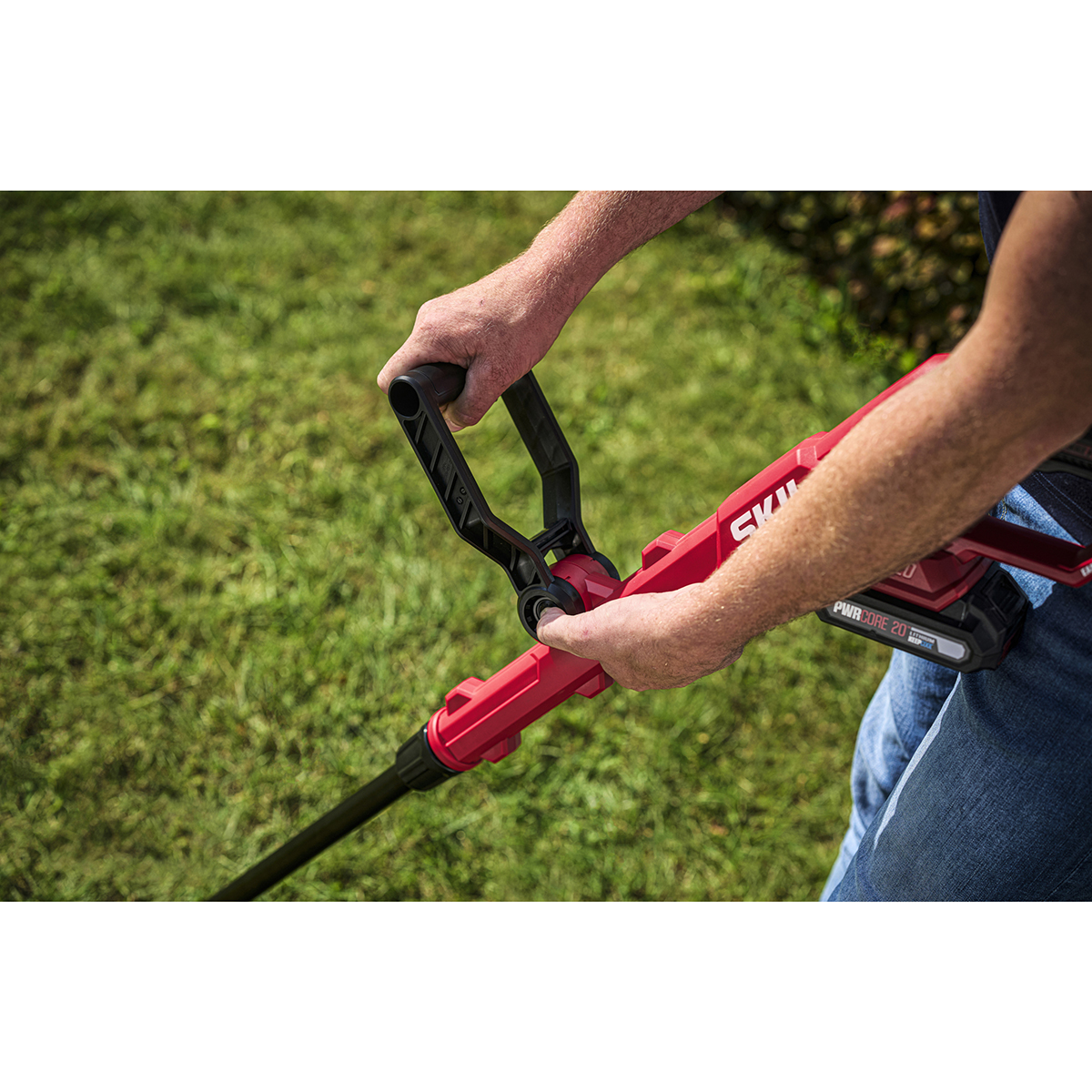 Grästrimmer SKIL 0231 AA Kolborstfri Batteridriven