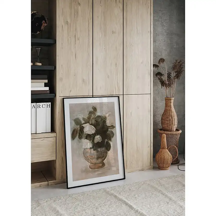 Poster Gallerix Białe Róże By Tadeusz Makowski