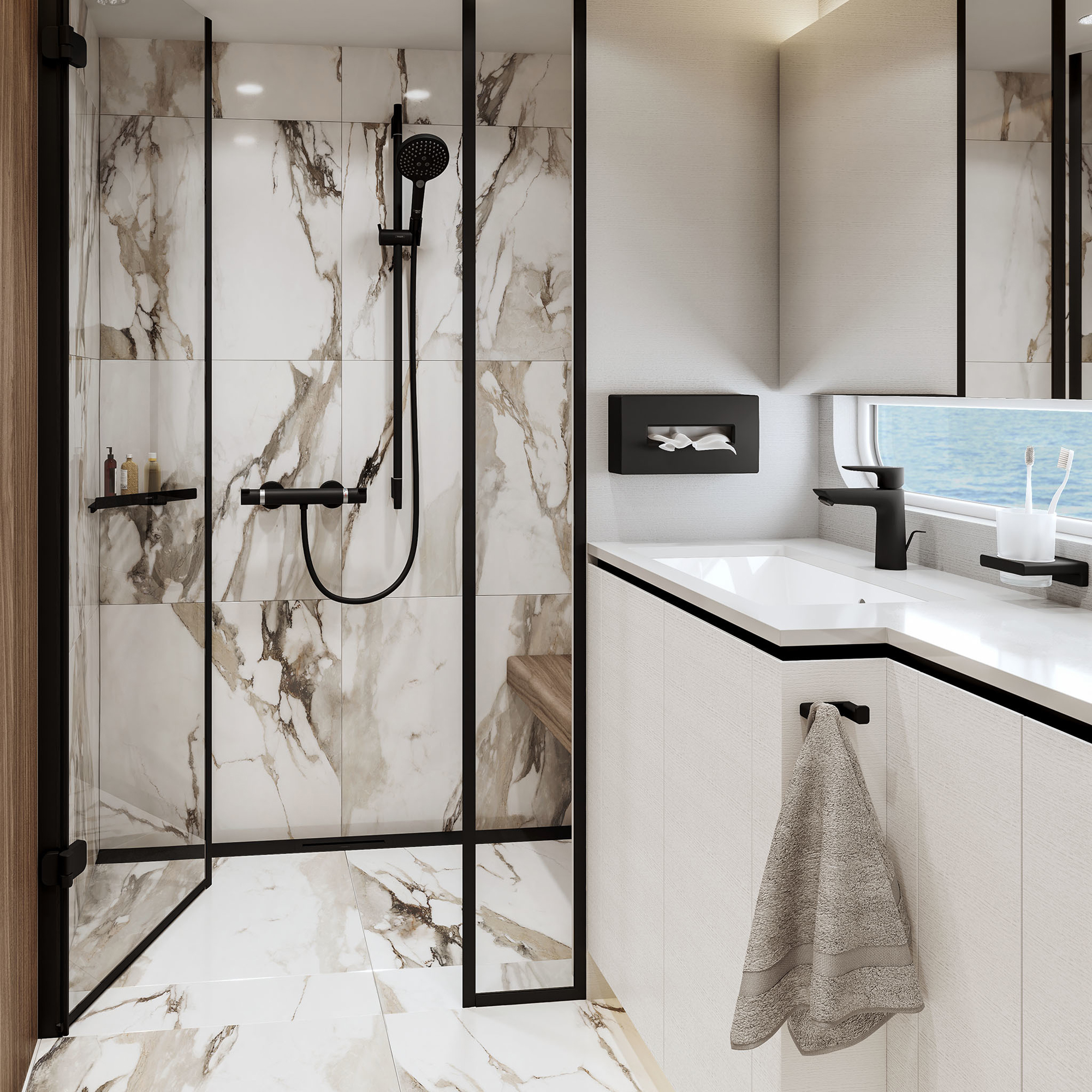 Tandborstmugg Hansgrohe AddStoris