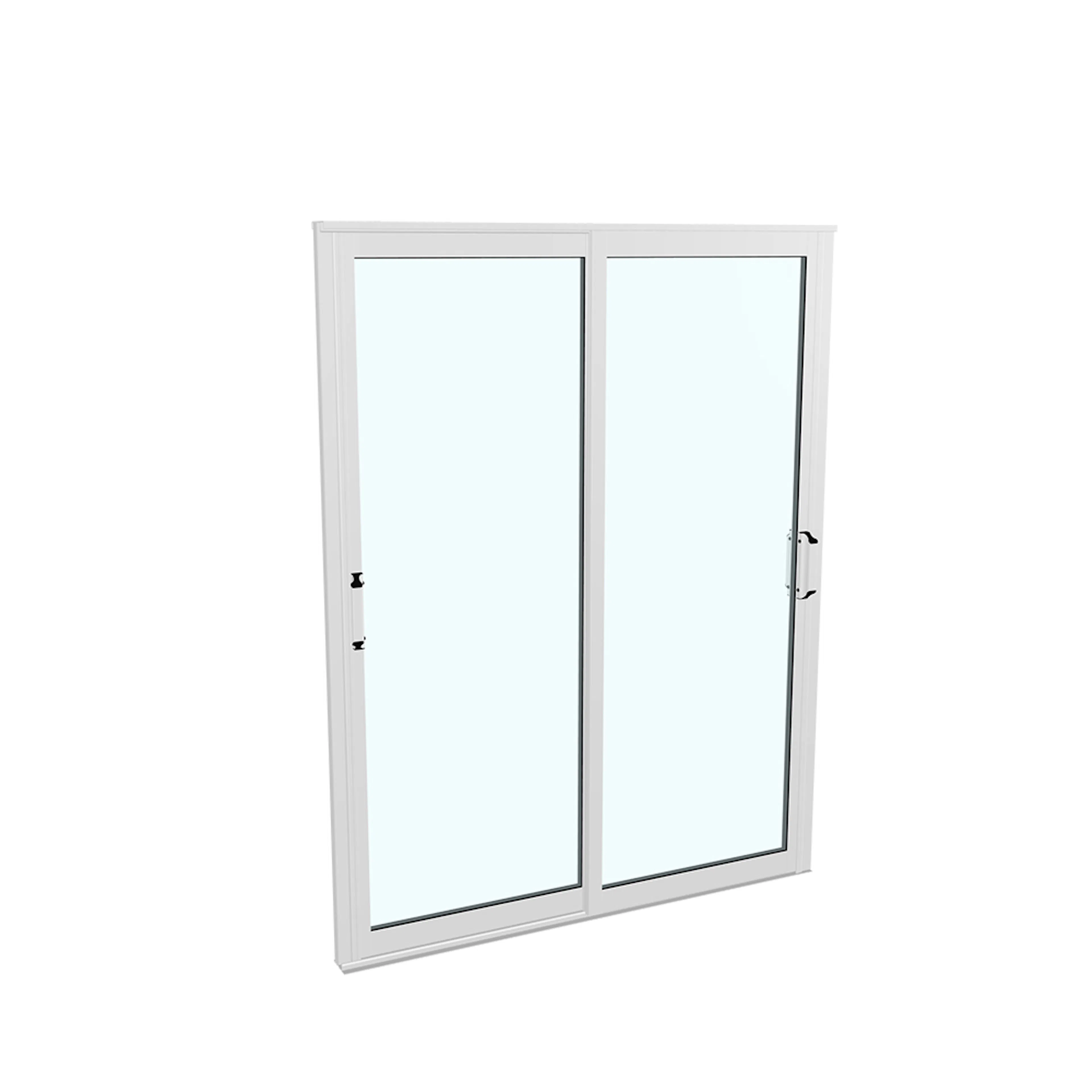 Landskap Skjutdörrsparti Robust B1550mm x H2000 - Vit Vår oc B1550 x H2000 mm - Vit