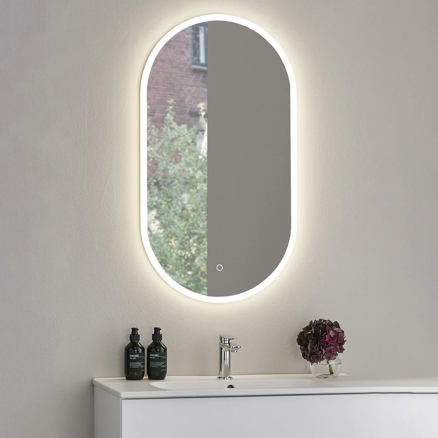 Spegel Hafa Store Oval 500
