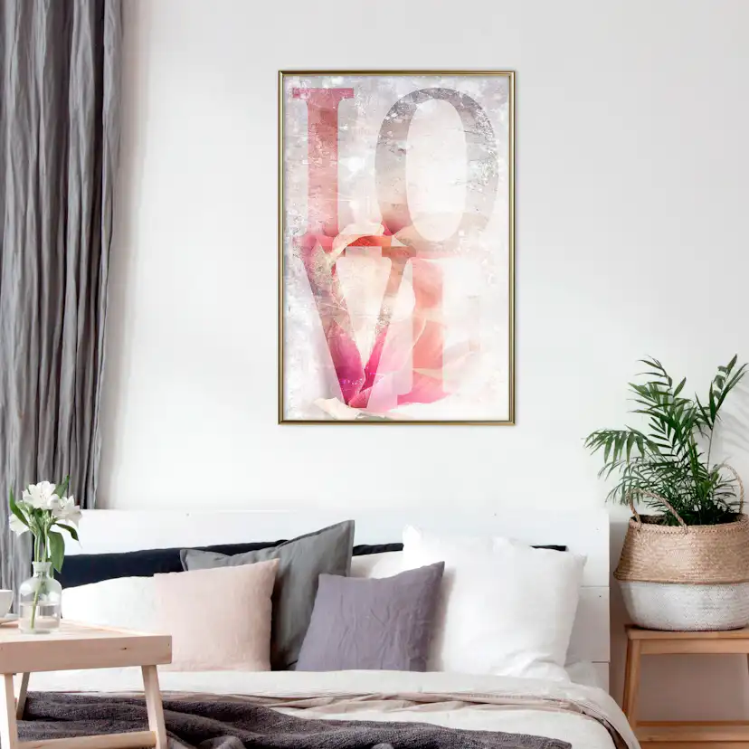 Poster Artgeist Affisch Magnolia Love