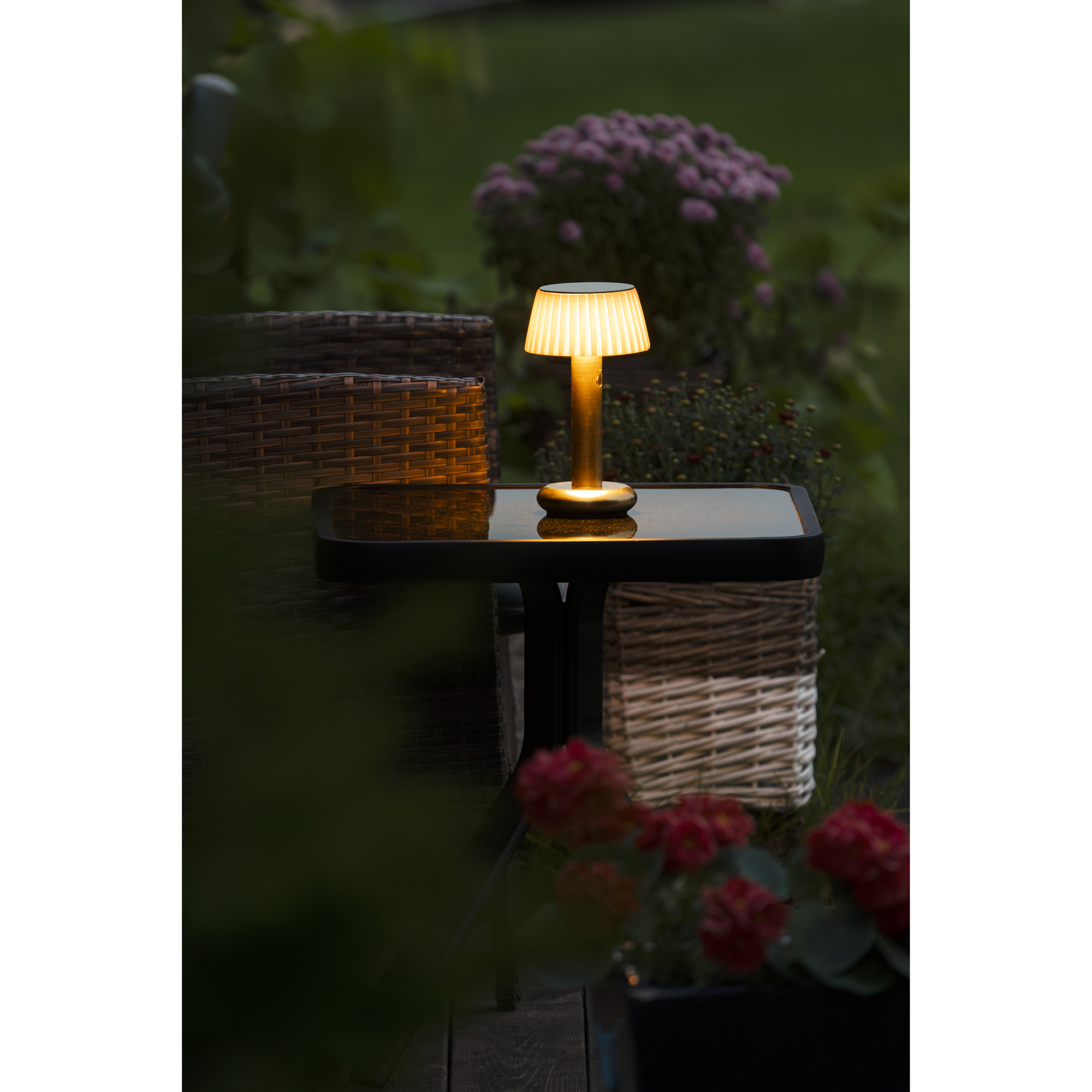 Portabel Lampa Gnosjö Konstsmide Grasse Bordslampa USB