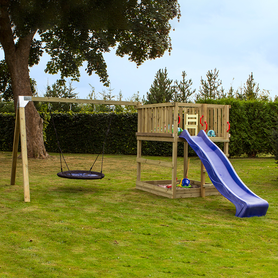 Lektorn PLUS Play med Gungställning och Fågelbogunga