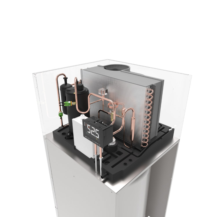Värmepumpsberedare Indol EcoHeat PRO EH200FV3 Wifi-Ansluten 200L