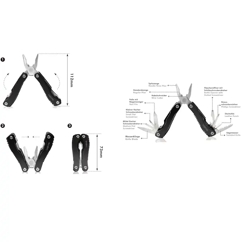 Multiverktyg LogiLink 11-i-1