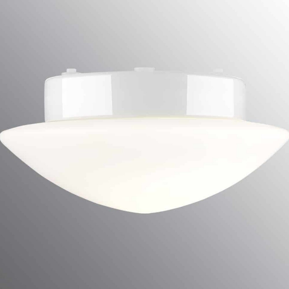 Vägg-/Taklampa Ifö Electric Solhem Vit IP44 Rak E27 Bastu