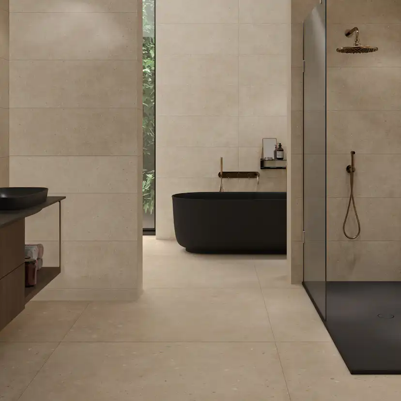 Klinker Tenfors Glamstone Beige Matt 75x75 cm