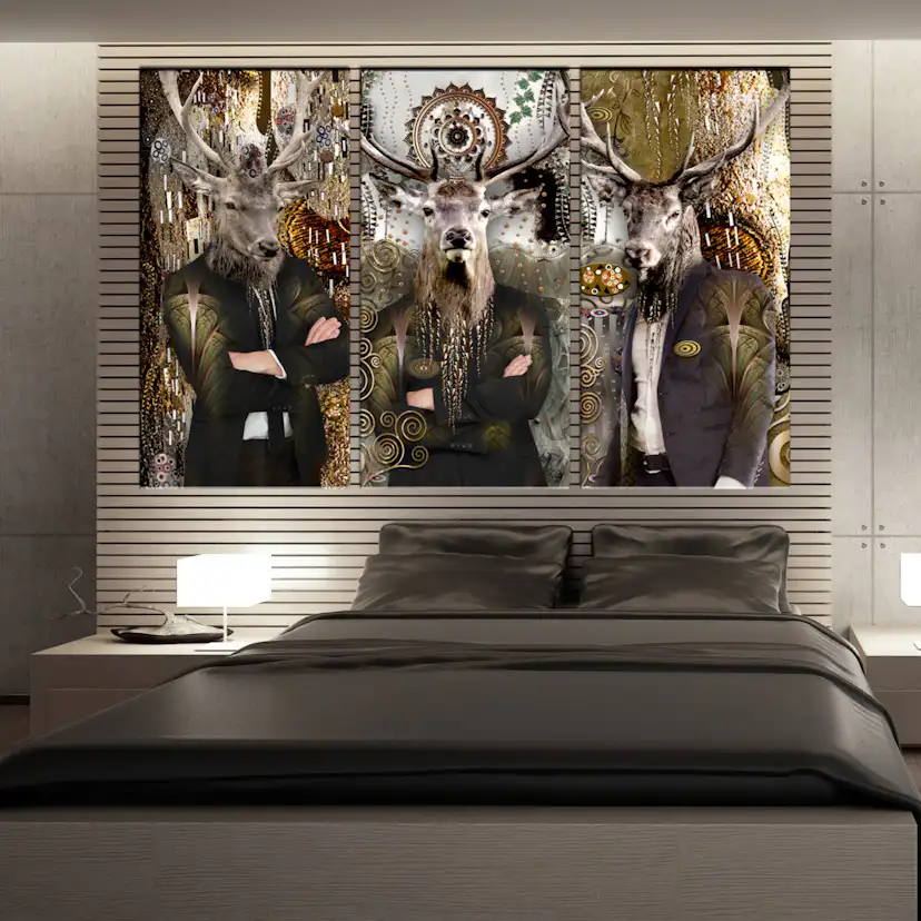 Tavla Arkiio Animal Trio Brun 3 delar