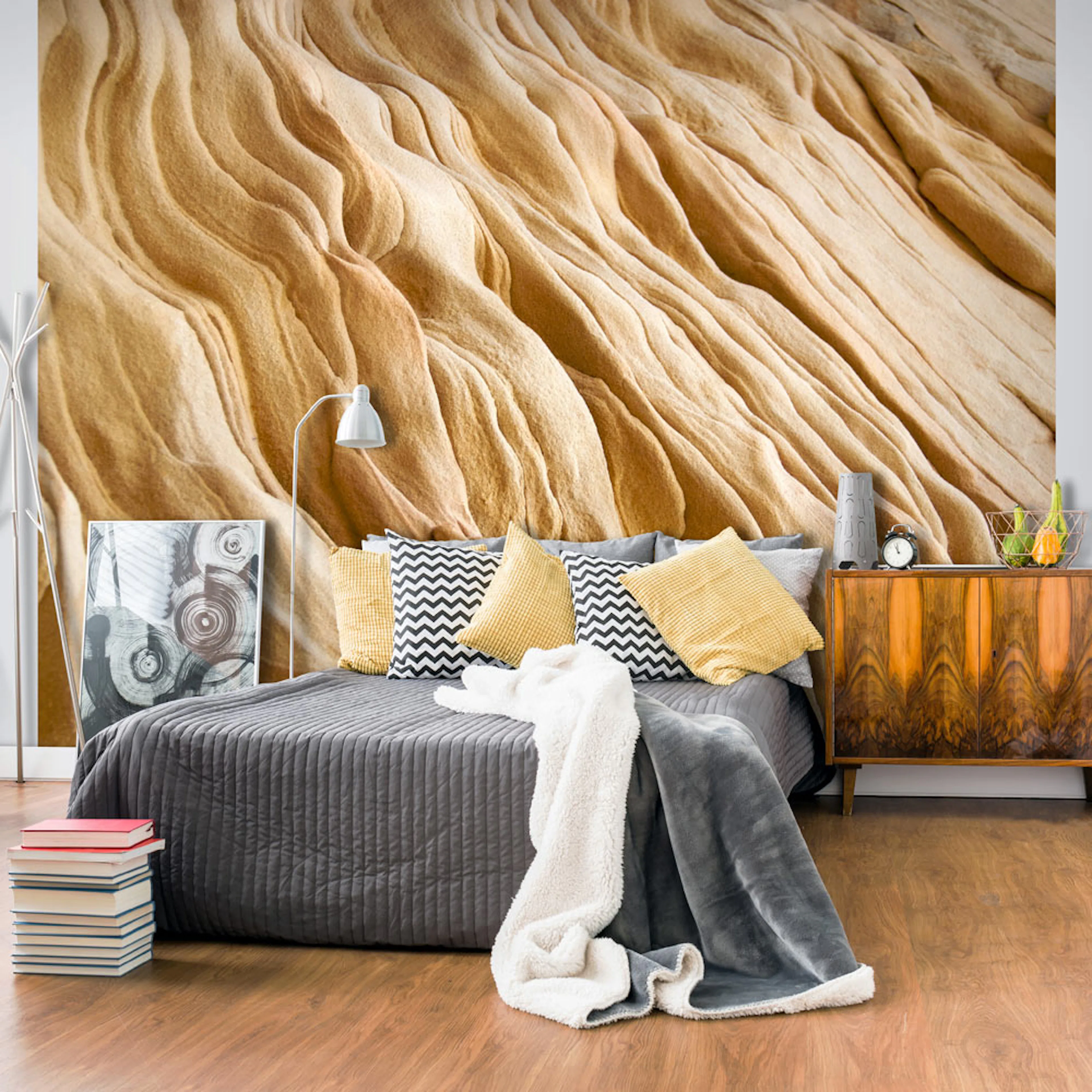 Fototapet Arkiio Wavy Sandstone Forms